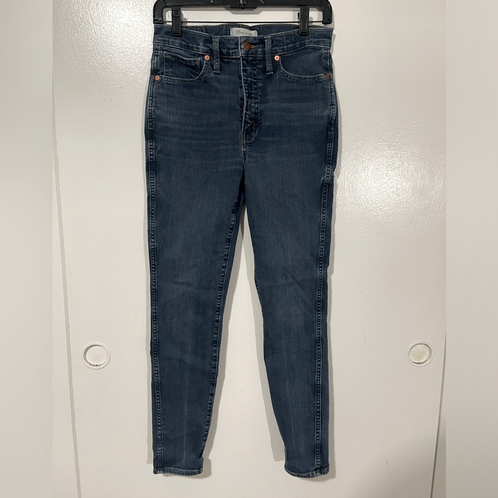 Madewell blue jeans 10” high-rise skinny size 28
